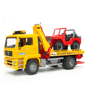 【数量限定プレゼント付】 ブルーダー bruder プロシリーズ MAN レッカークレーン&クロスカントリー 02750 おもちゃ はたらくくるま ミニ クルマ 一歳 1歳 2歳 3歳 4歳 5歳 6歳 小学生 誕生日プレ