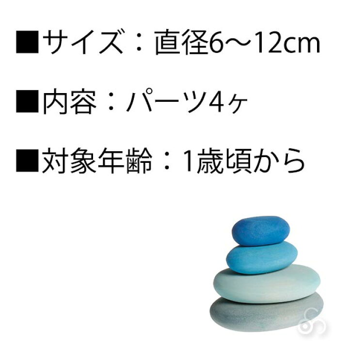 楽天市場】グリムス 積み木 GMストーン・ブルー GM10057 GRIMM 