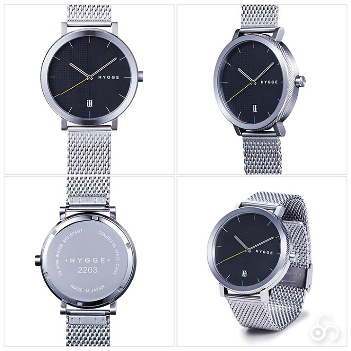 楽天市場】旧商品 HYGGE ヒュッゲ 2203 メッシュ HGE020061 腕時計 