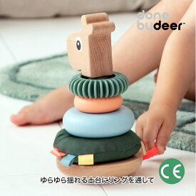 done by deer (ダンバイディア) スタッキングタワー ラフィー カラーミックス スタッキングトイ 積み木 デンマーク 北欧 赤ちゃん 認識 発達 知育 ベビー おもちゃ プレゼント 出産祝 DBD150008