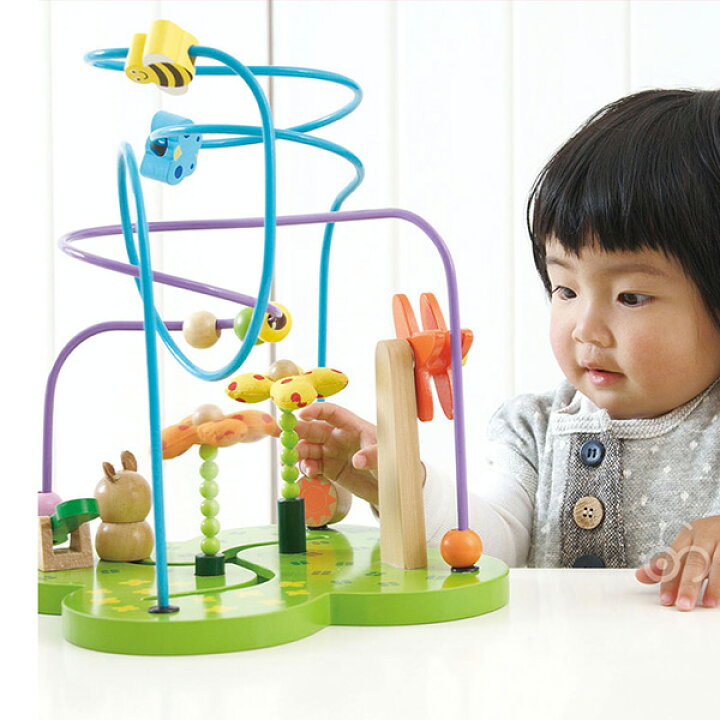 楽天市場 指遊び ビーズ エドインター 森のあそび道具 おさんぽくまさん エドインター 誕生日プレゼント 出産祝い 赤ちゃん ベビー キッズ 木製玩具 0歳 1歳 1歳半 2歳 男の子 女の子 ルーピング クリスマスプレゼント クリスマスプレゼント 子供 サンワ