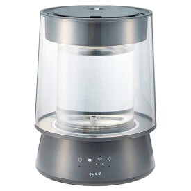 【エントリーで最大100%バック】 【9月末予定】 QUADS ガラススチーム加湿器 グラス グレー QS549GY M41004 ギフト 贈り物 内祝い ギフト プレゼント お返し お歳暮 お中元