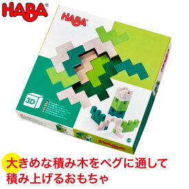 パズル 学習トイ 積み木 学習トイ ブロック ハバ HABA 3Dパズル・グリーン HA304410 知育玩具 知育 パズル 木製 幼児 おもちゃ 知育パズル 2歳 3歳 4歳 5歳 木のパズル 木製パズル 誕生日プレゼント 男の子 女の子