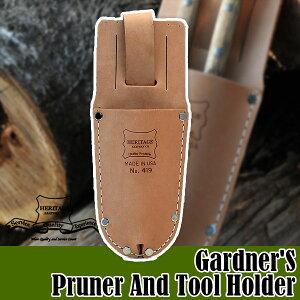 ヘリテージレザー Heritage Leather Gardner'S Pruner And Tool Holder 剪定鋏ツールホルダー HL419