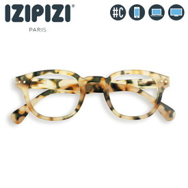 IZIPIZI (イジピジ) PCメガネ ブルーライトカット #C ライトトータス 3701210401157 おしゃれ PCグラス