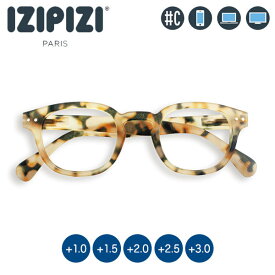 IZIPIZI (イジピジ) リーディンググラス ブルーライトカット #C ライトトータス 3701210401164 シニアグラス おしゃれ PCグラス