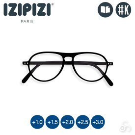 IZIPIZI (イジピジ) リーディンググラス #K ブラック 老眼鏡 3701210410425 シニアグラス おしゃれ