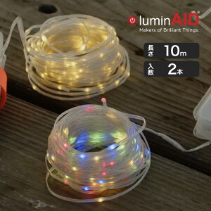 LuminAid (~GCh) Add-On String Light (AhI XgOCg) R{pbN 14086 10m LED C~l[V J[ F gF d Cg Ɩ USB [hؑ p[eB Cxg