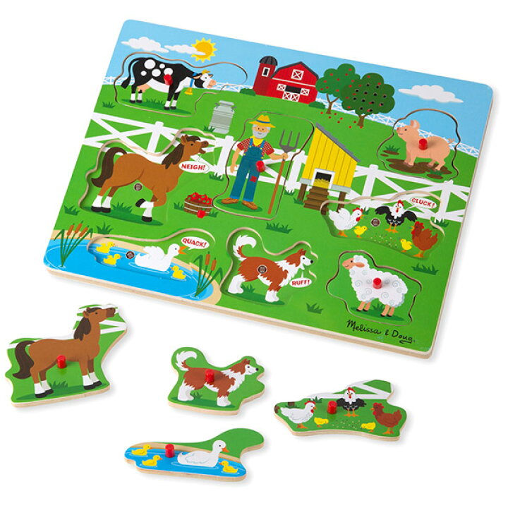 楽天市場】旧商品 パズル 学習トイ Melissa＆Doug(メリッサ＆ダグ 