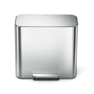 �y���K�i�z �V���v���q���[�}�� simplehuman �~�j���T�C�N���[ �X�e�b�v�J�� 15L �V���o�[ CW2120 �V���v�� �q���[�}�� ���ݔ� �S�~�� �_�X�g�{�b�N�X ���� �y�_�� �ӂ��t�� ���r���O �I�t�B�X �L