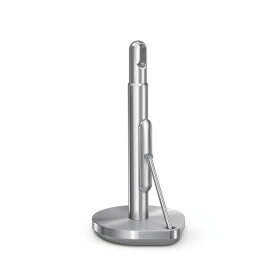 【正規品】 シンプルヒューマン simplehuman テンションアーム ペーパータオルホルダー シルバー KT1203 シンプル ヒューマン キッチンペーパー ホルダー 片手で切れる スタンド コストコ