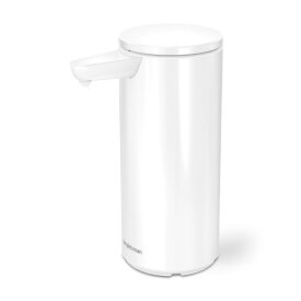 【正規品】 シンプルヒューマン simplehuman 充電式センサーポンプ ST1082 ST1084 ST1085 00312 00313 00314 シルバー ブラック ホワイト ソープディスペンサー ハンドソープ ディスペンサー 自動 手洗い 洗剤 容器