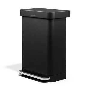 �y���K�i�z �V���v���q���[�}�� simplehuman 55L ���N�^���M�����[ �X�e�b�v�J�� �}�b�g�u���b�N �z���C�g CW2103 CW2026 �S�~�� �y�_���� 55L �X�e�����X �ӂ��t�� �X���� �L�b�`�� �ӂ��t��