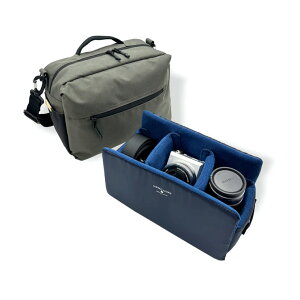 SQUALO WORKS (�X�N�A�[�����[�N�X) Camera �V�����_�[�o�b�O ��჌�t �J���� �o�b�O ������� �P�[�X ���[ �N�b�V���� �C���i�[�{�b�N�X �u���b�N �O���[ SW-CR001