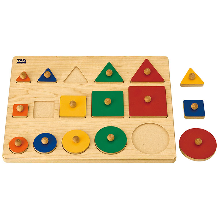 楽天市場】TAG 比べて理解する形のパズル TGES13 知育玩具 知育