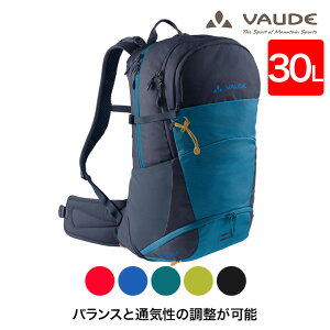 VAUDE(ファウデ) バックパック Wizard 30+4 AC (ウィザード 30+4L) リュック バッグ 撥水 防汚 登山 キャンプ アウトドア ハイキング トレッキング エコ サステナブル サステナビリティ SDGs 持続可能