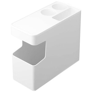 山崎実業 車載用コンソールゴミ箱 タワー 6135 6136 tower 車 収納 ゴミ箱 ホワイト ブラック