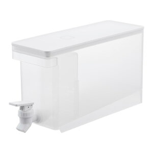 山崎実業 冷蔵庫ドリンクサーバー 2.8L タワー tower ホワイト ブラック 1582 1583 冷水筒 麦茶 アイスティー キッチン ダイニング yamazaki YA1582