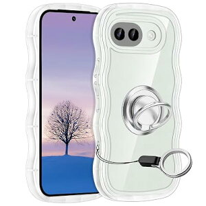 Google Pixel 10A �P�[�X�N���A �E�F�[�u �����O�t�� �O�[�O�� �s�N�Z��10A TPU�g��̃o���p�[ ���� �X�}�z�P�[�X �f�U�C ���˂��� ���킢��