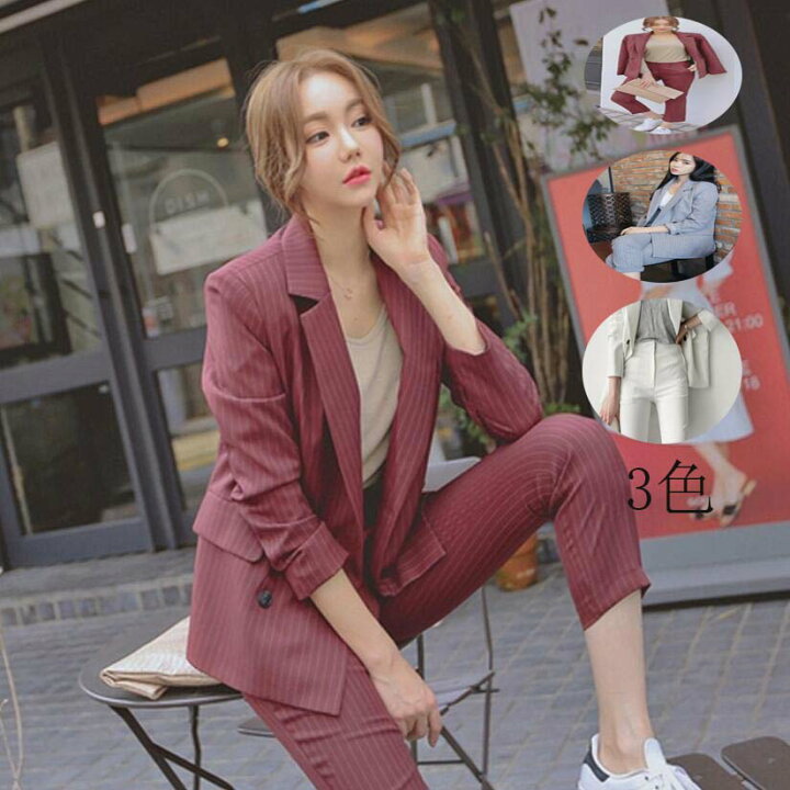 希少] noill セットアップ スーツ 3piece ストライプ 成人式（niana 