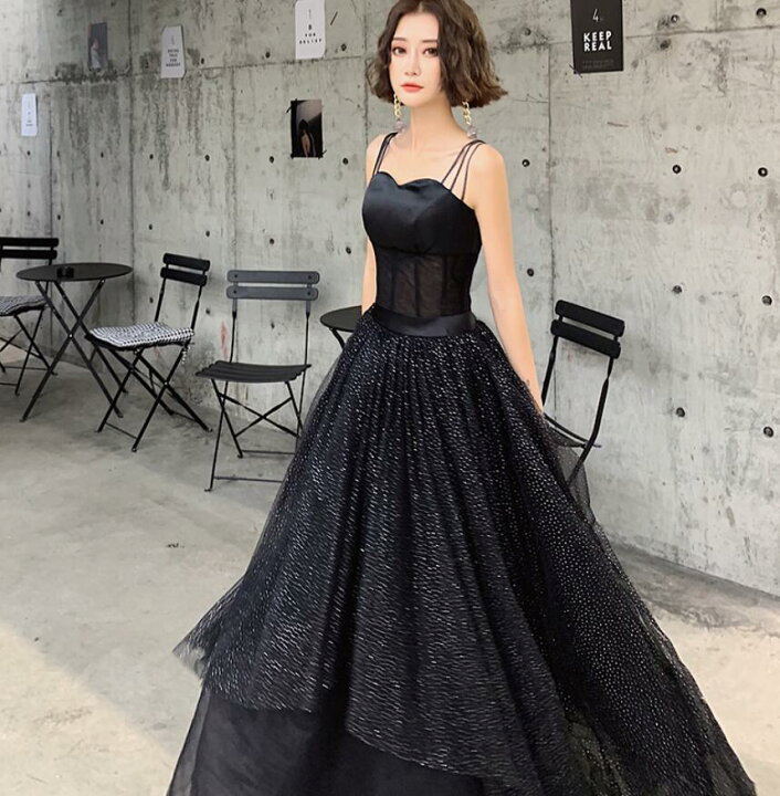 ドレス レース 結婚式 発表会 ウェディングドレス Aライン ノースリーブ 袖なし パーティードレス 二次会 フレア ロング丈 演奏会 披露宴 フィット お呼ばれ ピアノ チュール#cjfj137980