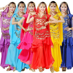 送料無料 ベリーダンス 衣装 レディース レッスン着 セットアップ ダンス練習着 ダンス衣装 ジャスミン風 スパンコール 仮装 コスプレ アラジン ハロウィン 半袖 ロング プリンセス ステー