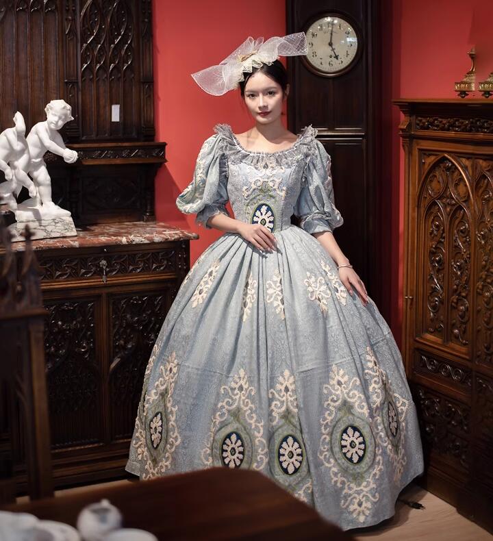 18世紀ヨーロッパ 宮廷衣装 ロココ舞台服 ステージ衣装 プリンセス