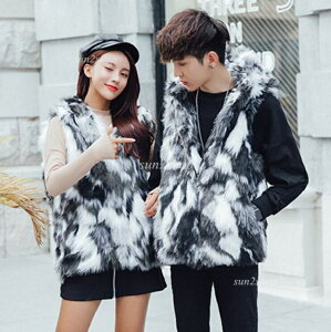 【送料無料】大きいサイズ メンズ 毛皮コート レディース 暖かい ゆったり 人気 ファーコート ベスト 男性 あったか 上着 フェイクファー ボアコート おしゃれ 厚手コート 保温 ボリューム