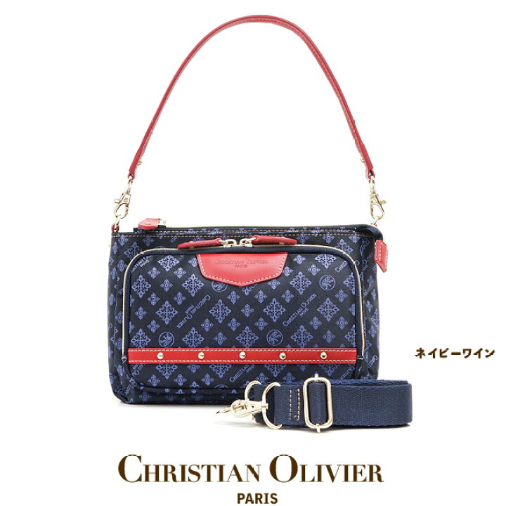 クリスチャンオリビエ ポシェット ショルダー 軽量 お財布 バック ショルダー クリスチャン オリビエ バッグ ショルダー バッグ お財布 ポシェット 斜めがけ きれいめ ナイロン お財布ポシェット 大容量 大人可愛い CHRISTIANOLIVIER クリスチャン オリビエ