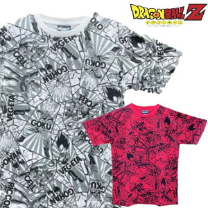 【送料無料】DRAGONBALL ドラゴンボール　アメコミ風総柄Tシャツ