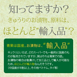 国産(宮崎県産)きゅうり醤油漬け