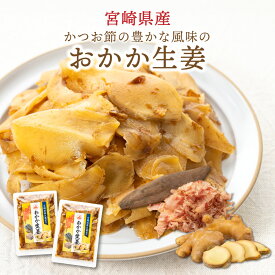 《漬物グランプリ2025金賞受賞》すなお食堂 おかか生姜 120g×2袋 国産 生姜 ガリ ごはんのお供 漬物 【出荷目安：ご注文後1～2週間程度△▼】