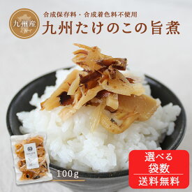 すなお食堂 九州たけのこ旨煮 100g 煮物 宮崎県産 たけのこ おかず おつまみ ごはんのお供 水煮 土佐煮 鰹だし 惣菜 着色料不使用 保存料不使用 【出荷目安：ご注文後3〜5日営業日】