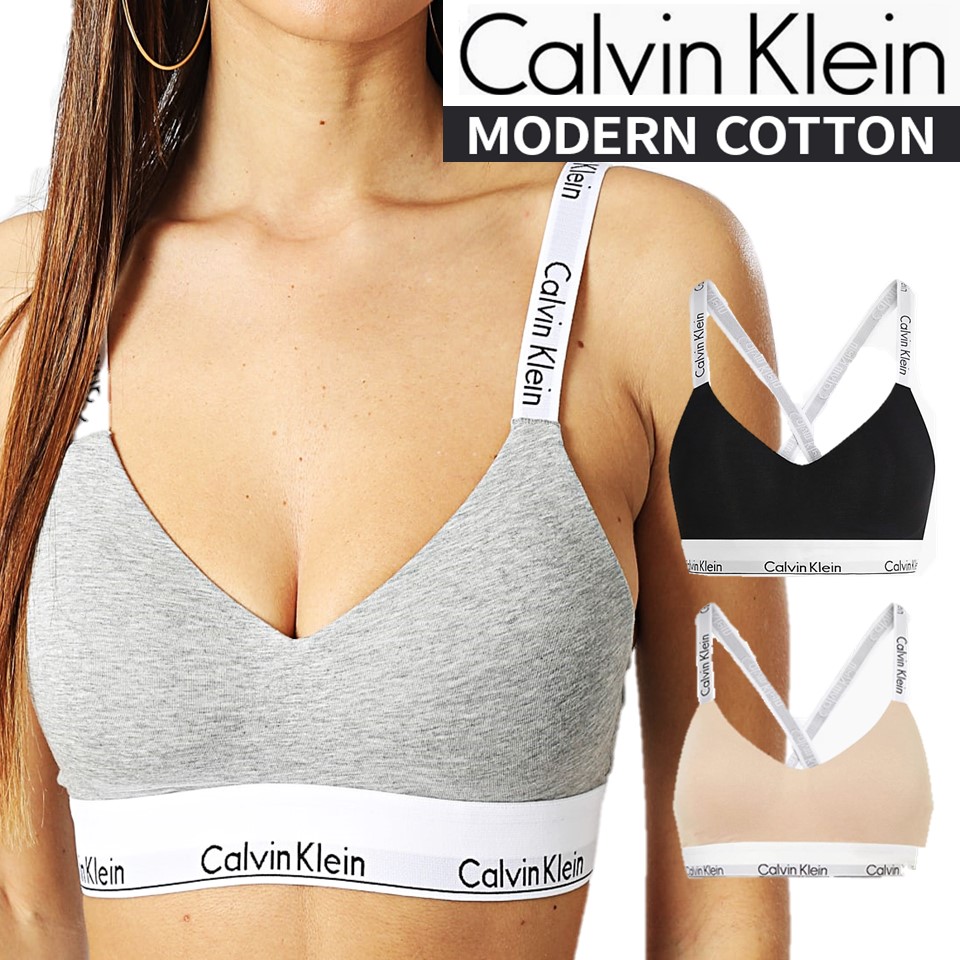 ☆超目玉】 Calvin Klein カルバンクライン ブラレット MODERN COTTON ck レディース ブラジャー 並行輸入品 