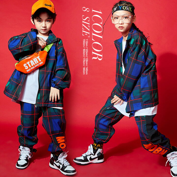 楽天市場 クーポン利用で2380円 キッズダンス衣装 キッズ衣装 ダンスパンツ ダンス衣装 個性派チェック柄 派手 ボトムス カジュアル ダンス服 個性派 ストリートファッション ロック風 ヒップホップ 舞台 演出服 コスチューム 文化祭 発表会 送料無料 子供 5173