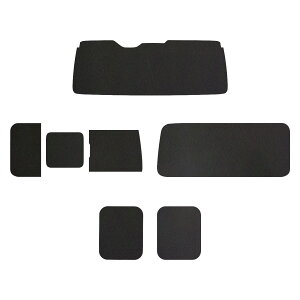 200系 ハイエース グランドキャビン コミューターGL ウィンドウパネル 5面セット | トヨタ スーパーロング 窓 パネル サンシェード 日よけ用品 ガード ボード 目隠し カーテン 遮光 紫外線 防