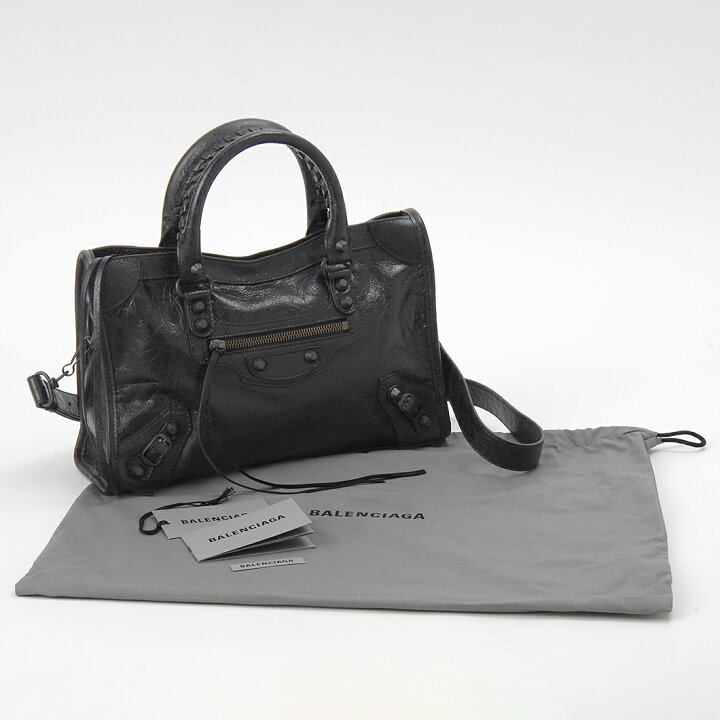 楽天市場】BALENCIAGA バレンシアガ ハンドバッグ レディース ブラック 