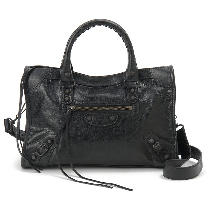 楽天市場】BALENCIAGA バレンシアガ ハンドバッグ レディース ブラック 