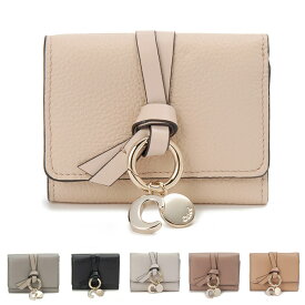 楽天スーパーセール期間P10倍 Chloe クロエ 三つ折り財布 レディース CHC21WP946 F57 ALPHABET アルファベット