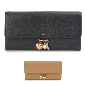 訳あり　正面左側に汚れあり　Chloe クロエ 長財布 ビスコッティベージュ レディース 25AP987-Q12-268 クロエ チャーム