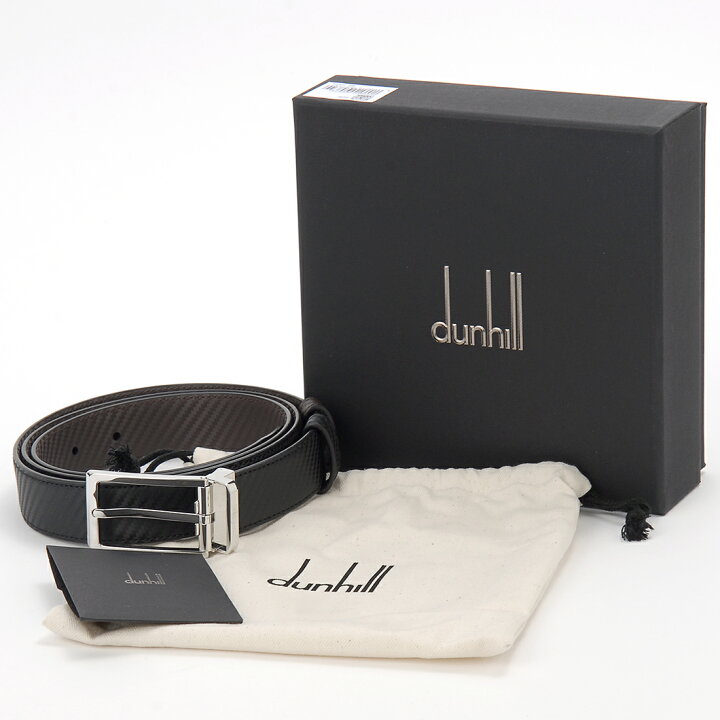 楽天市場】dunhill ダンヒル ベルト メンズ ブラック ダークブラウン 