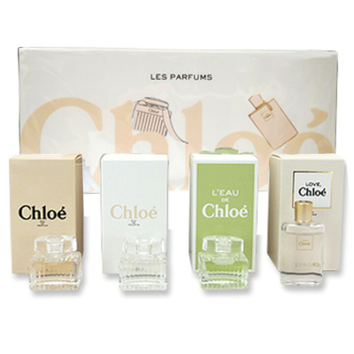 楽天市場】クロエ chloe ミニチュア4Pセットミニボトル 5ml×4  