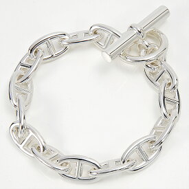Hermes エルメス ブレスレット メンズ レディース H101672B シェーヌダンクルGM シルバー925