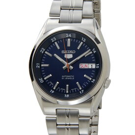 お買い物マラソン ポイント5倍 セイコー SEIKO セイコーファイブ SEIKO5 SNK563J 日本製 自動巻き ネイビー 新品