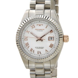 楽天イーグルス感謝祭 ポイント10倍 テクノス レディース 腕時計 TECHNOS TSL915IW セラミック 日本製ムーブメント シルバー 新品