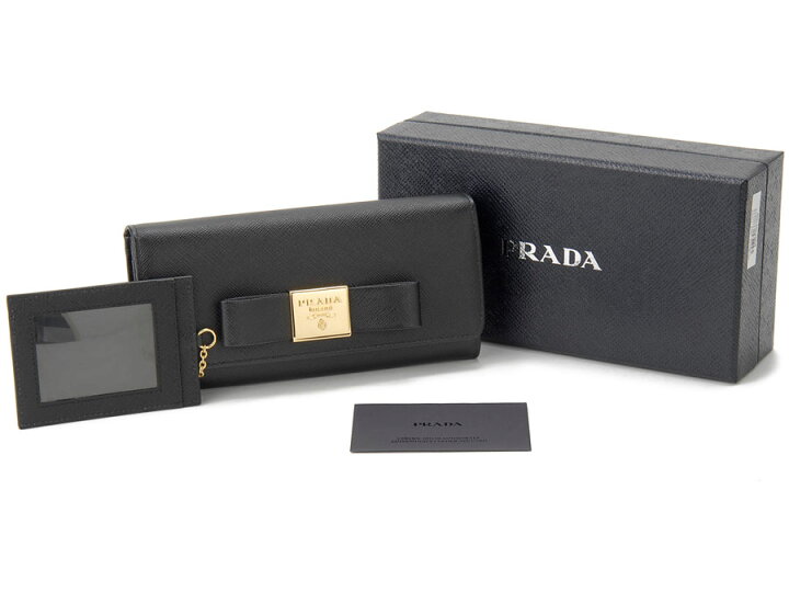 楽天市場】訳あり 正面左上ｷｽﾞあり ﾌﾟﾗﾀﾞ PRADA 長財布 1MH132 2AEE 