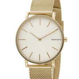 スカーゲン SKAGEN 腕時計 SKW6443 HAGEN ハーゲン スチール・メッシュ ホワイト×イエローゴールド メンズ 時計 新品 送料無料