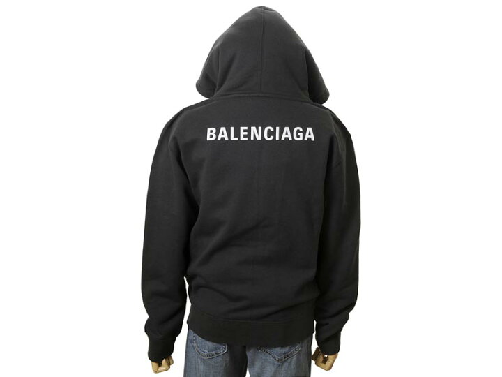 楽天市場】バレンシアガ BALENCIAGA パーカー 532648 TYK47 1000 ZIP  