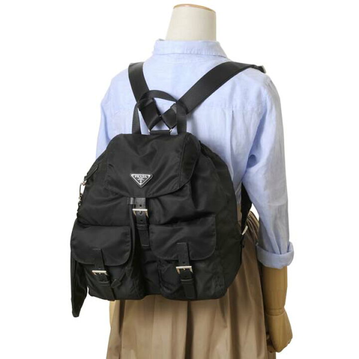 楽天市場 プラダ Prada リュック レディース 1bz811 V44 F0002 Oto ナイロン リュックサック ブラック S Select