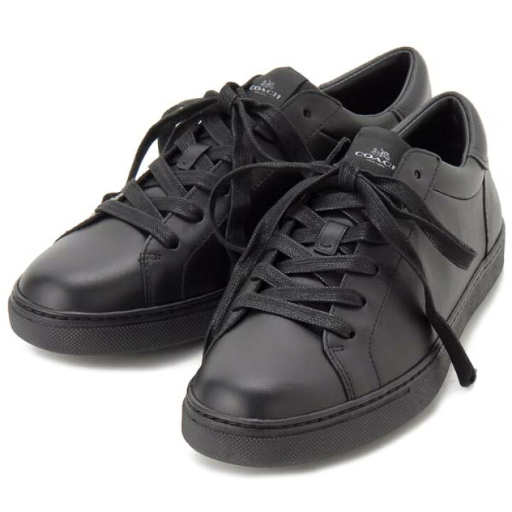 コーチ coach スニーカー ブラック メンズ 27cm 